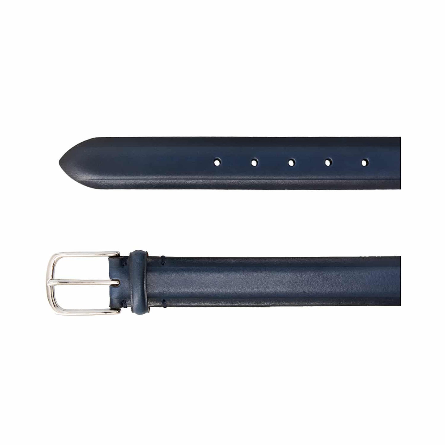 Cobalt Blue Calf Leather Belt