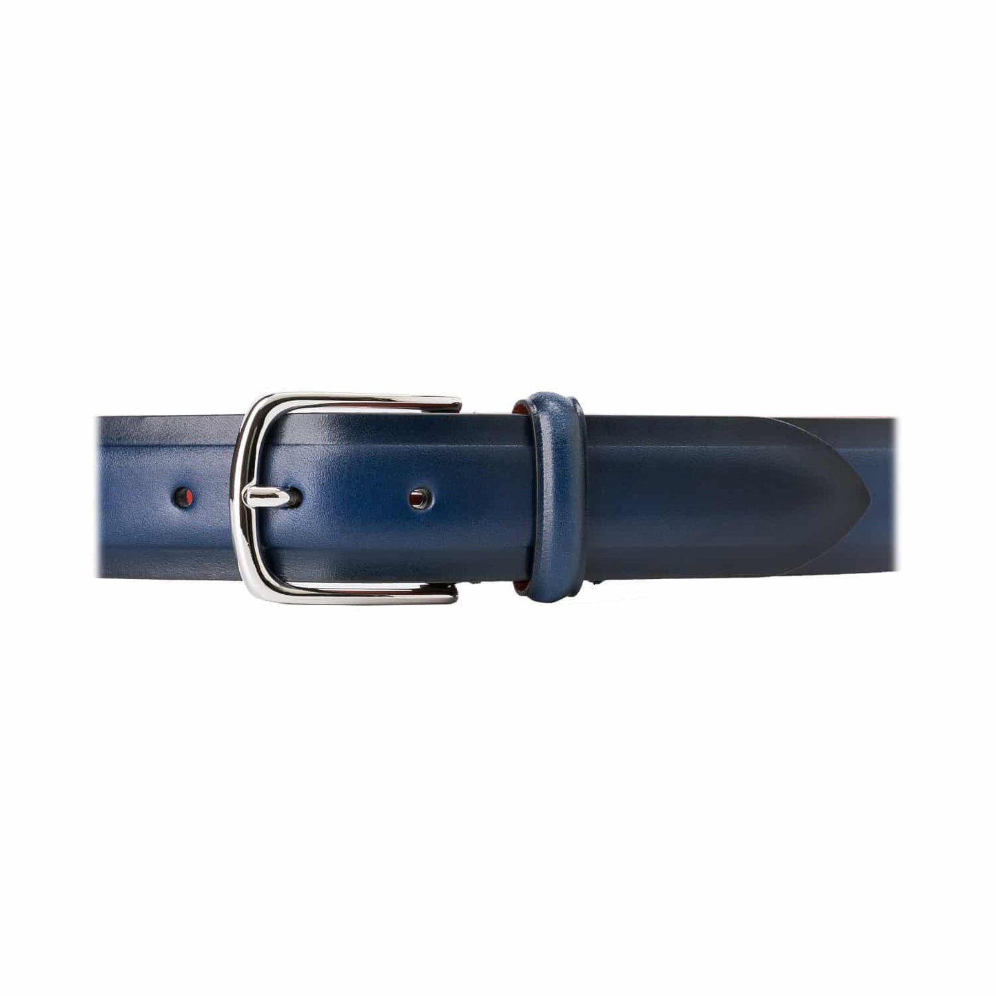 Cobalt Blue Calf Leather Belt
