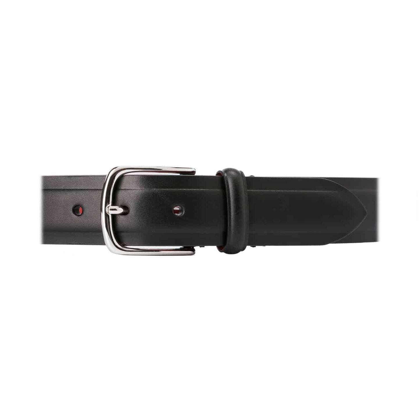 Black Calf Leather Belt