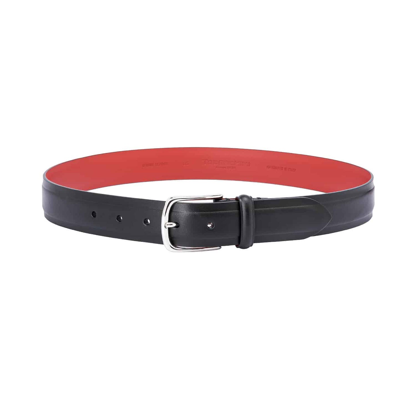Black Calf Leather Belt