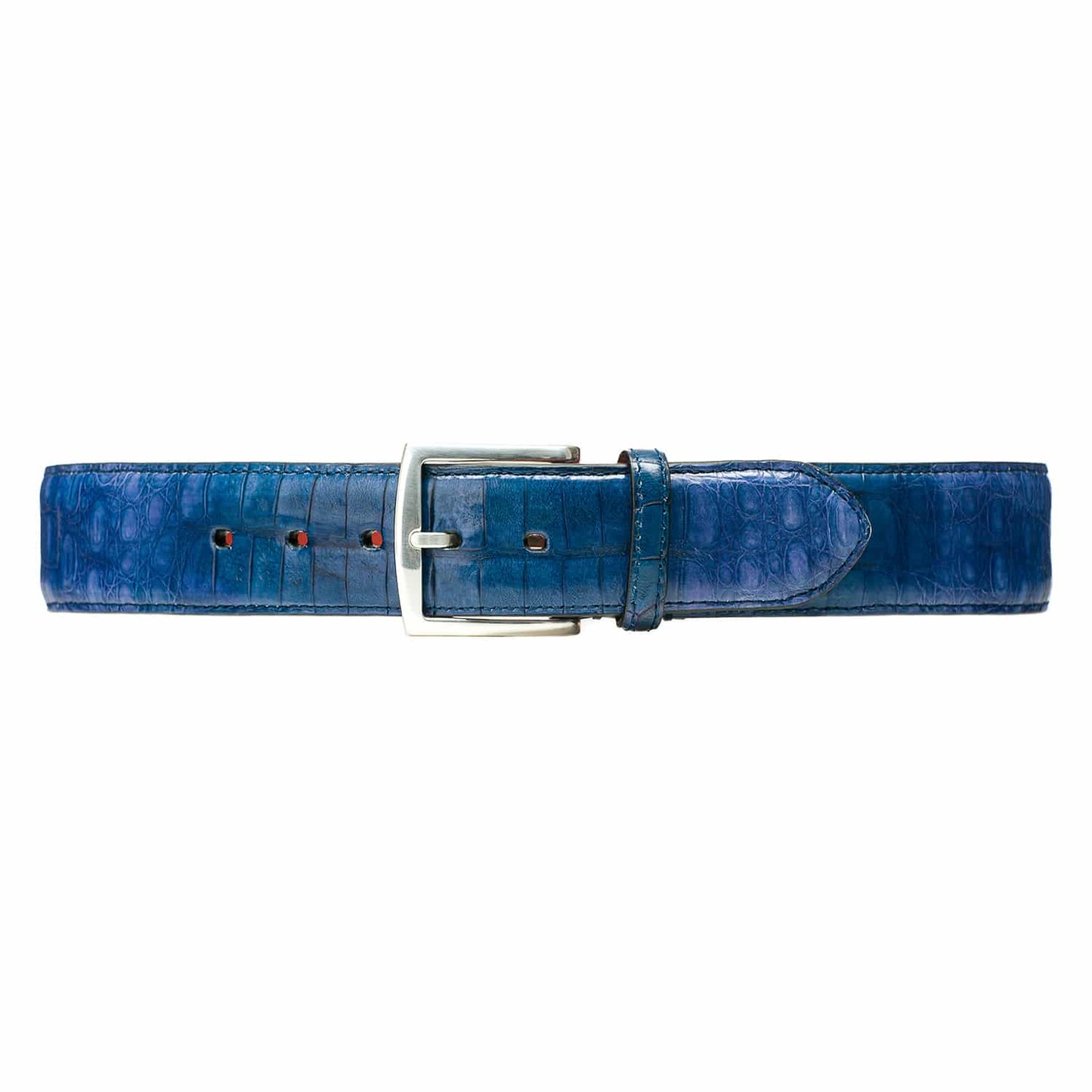 Ocean blue Lizard Leather Belt