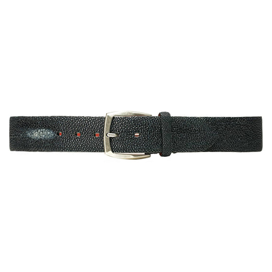 Black Ray Leather Belt