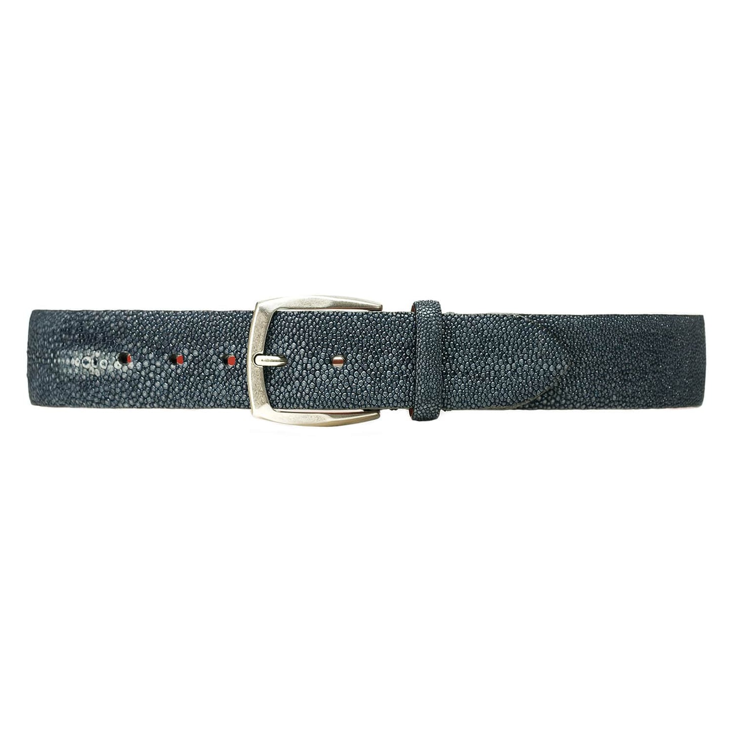 Ceinture en cuir Ray gris foncé