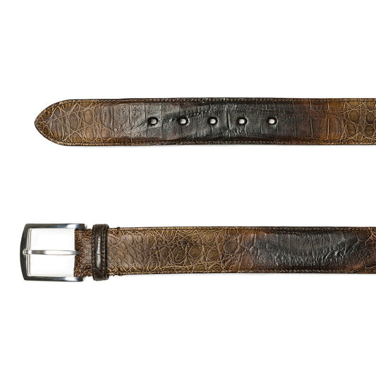 Light Brown Lizard Skin Belt