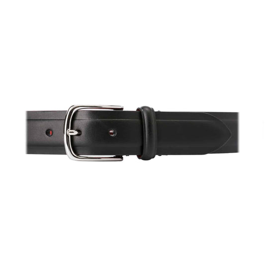 Schwarzer Gürtel aus Kalbsleder